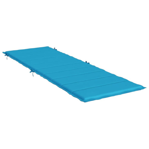 Sun Lounger Cushion Blue 186X58x3cm Oxford Fabric Loungers