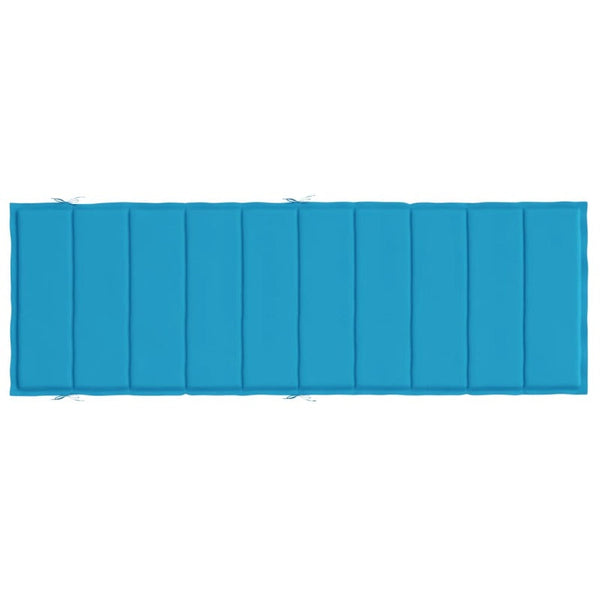Sun Lounger Cushion Blue 186X58x3cm Oxford Fabric Loungers