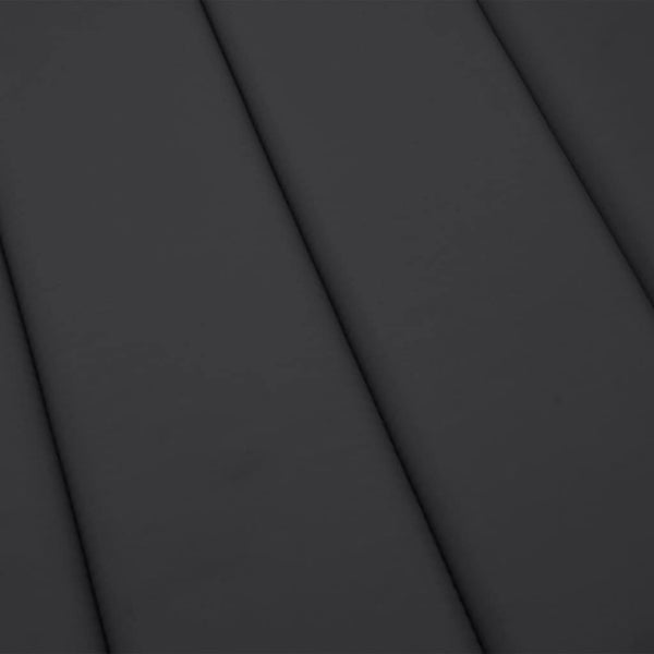 Sun Lounger Cushion Black 200X60x3cm Oxford Fabric Loungers