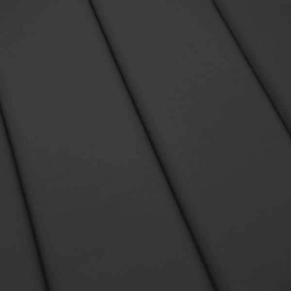 Sun Lounger Cushion Black 200X70x3cm Oxford Fabric Loungers