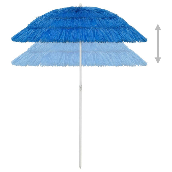 Hawaii Beach Umbrella Blue 180 Cm Beach Umbrellas