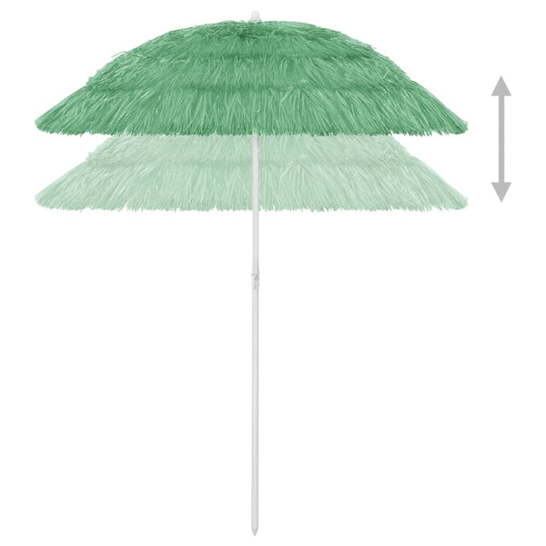Hawaii Beach Umbrella Green 180 Cm Beach Umbrellas