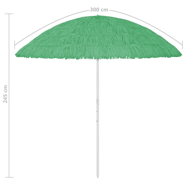 Hawaii Beach Umbrella Green 300 Cm Beach Umbrellas