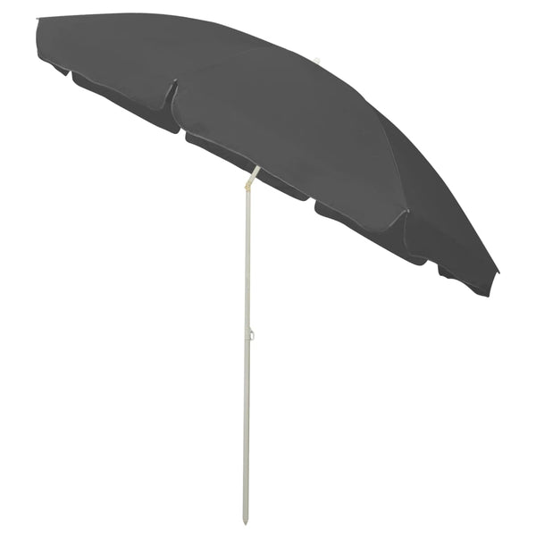 Beach Umbrella Anthracite 300 Cm Beach Umbrellas