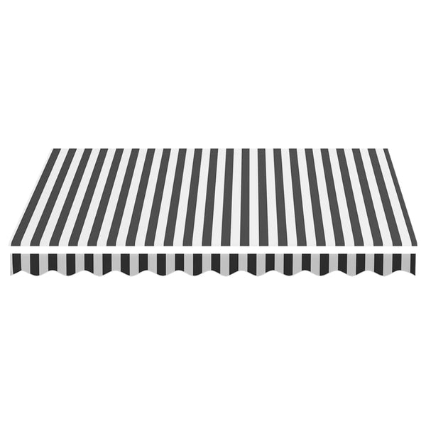 Replacement Fabric For Awning Anthracite And White 3X2.5 M Awning & Canopy Parts