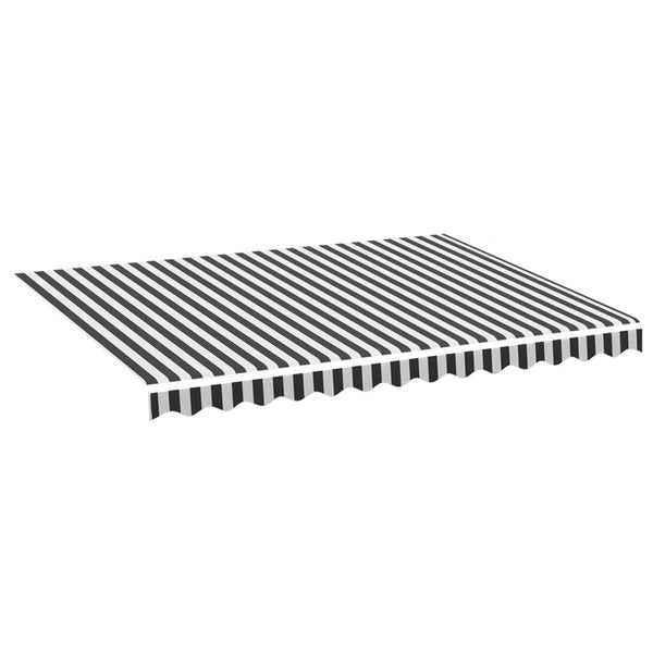 Replacement Fabric For Awning Anthracite And White 3.5X2.5 M Awning & Canopy Parts