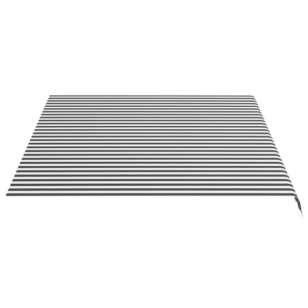 Vidaxl Replacement Fabric For Awning Anthracite And White 4X3 M Awning & Canopy Parts