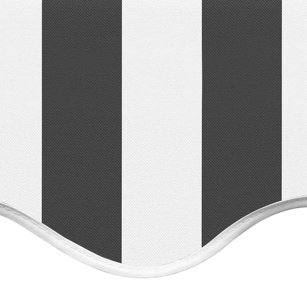Vidaxl Replacement Fabric For Awning Anthracite And White 4X3 M Awning & Canopy Parts