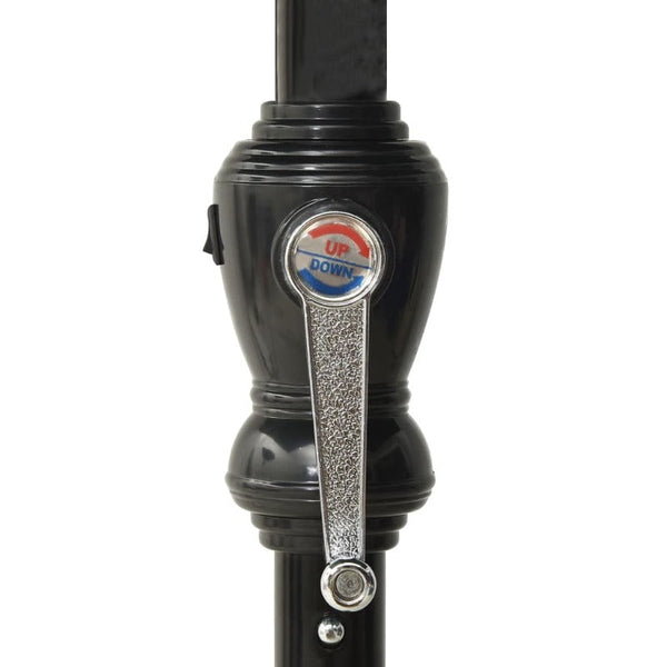 Parasol With Leds And Steel Pole Sand 2X3 M Patio Umbrellas