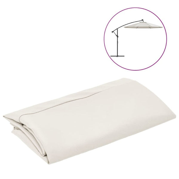 Replacement Fabric For Cantilever Umbrella Sand White 350 Cm