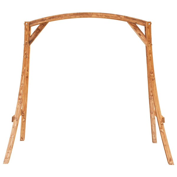 Swing Frame Solid Bent Wood With Teak Finish