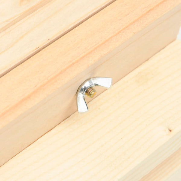 Bee Hotel Solid Firwood 22X20x20 Cm Small Animal Supplies