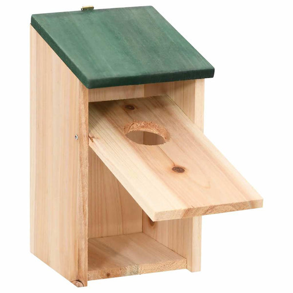 Vidaxl Bird Houses 10 Pcs Solid Firwood 12X12x22 Cm Bird Cages