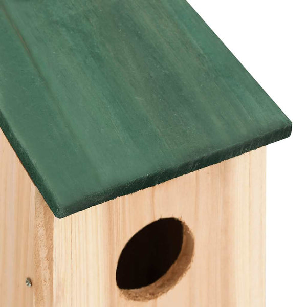 Vidaxl Bird Houses 10 Pcs Solid Firwood 12X12x22 Cm Bird Cages