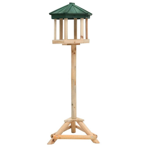 Standing Bird Feeder Solid Firwood 33X106 Cm Bird Feeders
