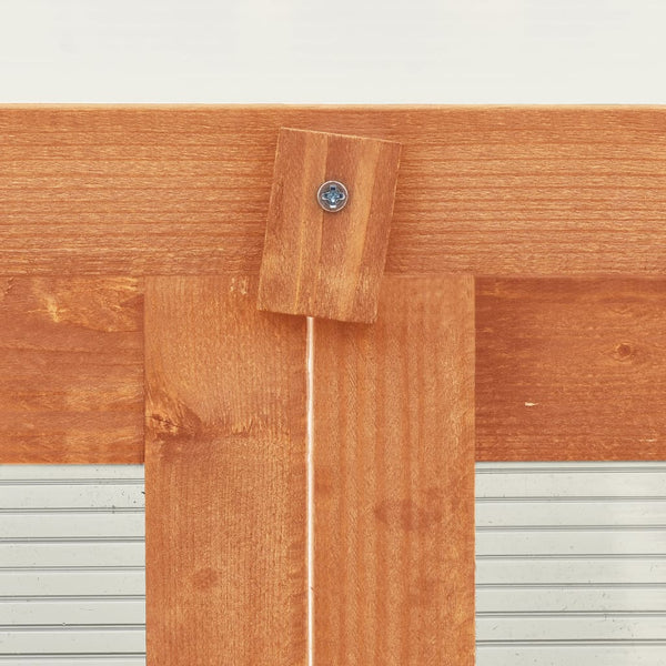 Firwood Greenhouse With Hinged Lid And Shelves Garden Structure 60X45x100cm Greenhouses