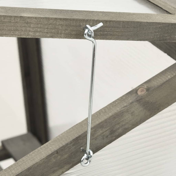 Solid Firwood Greenhouse With Pc Board Lid Garden Structures And Shade Greenhouses