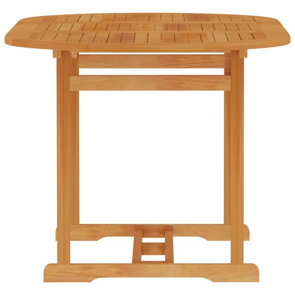 Vidaxl Garden Table 150X90x75 Cm Solid Teak Wood Patio & Garden Tables