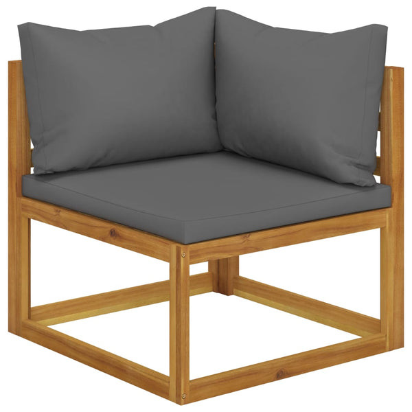 Vidaxl 3 Seater Garden Sofa With Cushion Solid Acacia Wood Other Patio & Garden Furniture
