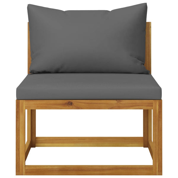 Vidaxl 3 Seater Garden Sofa With Cushion Solid Acacia Wood Other Patio & Garden Furniture