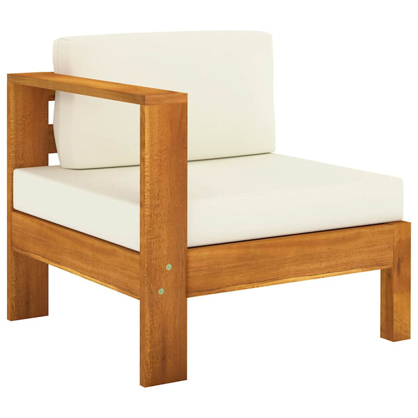 Vidaxl 5 Piece Garden Lounge Set With Cushions 100X60 Cm Acacia Wood Loungers