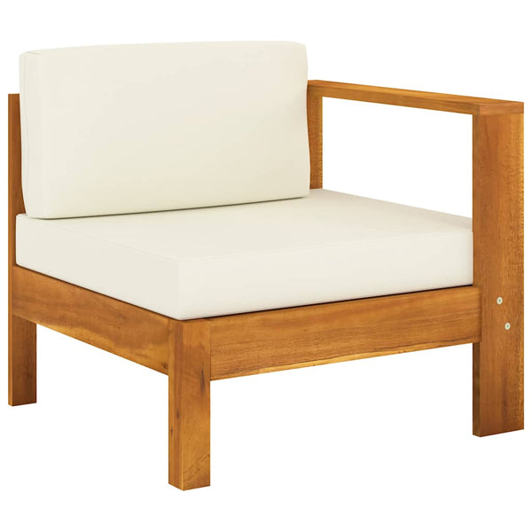 Vidaxl 5 Piece Garden Lounge Set With Cushions 100X60 Cm Acacia Wood Loungers