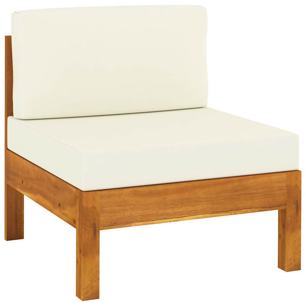 Vidaxl 5 Piece Garden Lounge Set With Cushions 100X60 Cm Acacia Wood Loungers