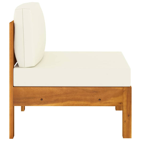 Vidaxl 5 Piece Garden Lounge Set With Cushions 100X60 Cm Acacia Wood Loungers