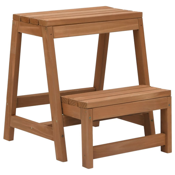Foldable Step Stool Solid Firwood Benches Bar Stools