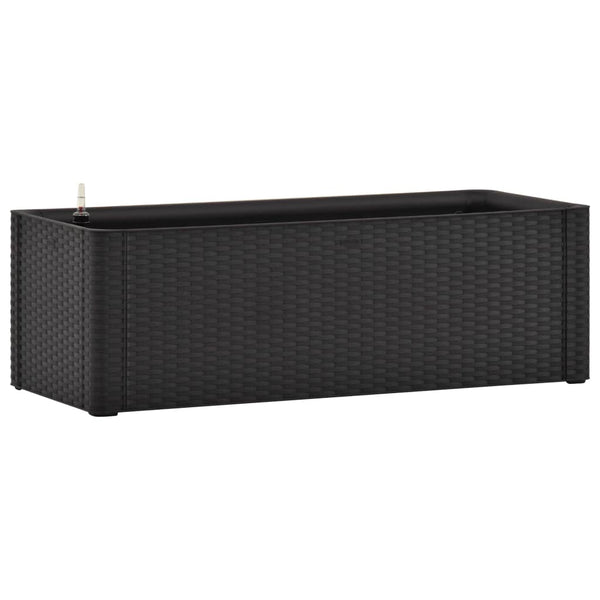 Garden Raised Bed With Self Watering System Anthracite 100X43x33 Cm Raised Garden Beds