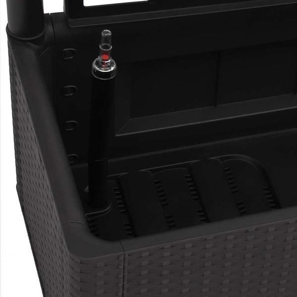 Vidaxl Garden Raised Bed With Trellis And Self Watering System Anthracite Raised Garden Beds