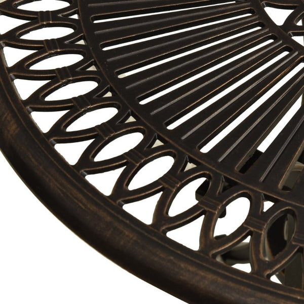 Vidaxl Garden Table Bronze 62X62x65 Cm Cast Aluminium Patio & Garden Tables