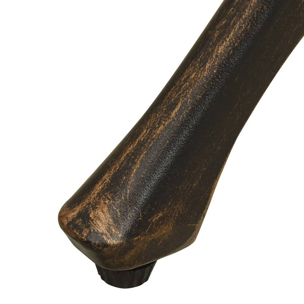 Garden Table Bronze 90X90x73 Cm Cast Aluminium Patio & Garden Tables