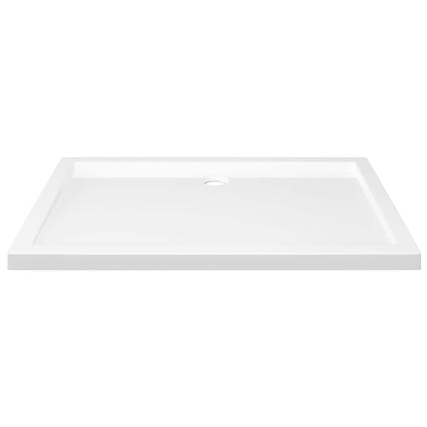Vidaxl Rectangular Abs Shower Base Tray White 70X100 Cm Shower Trays & Bases