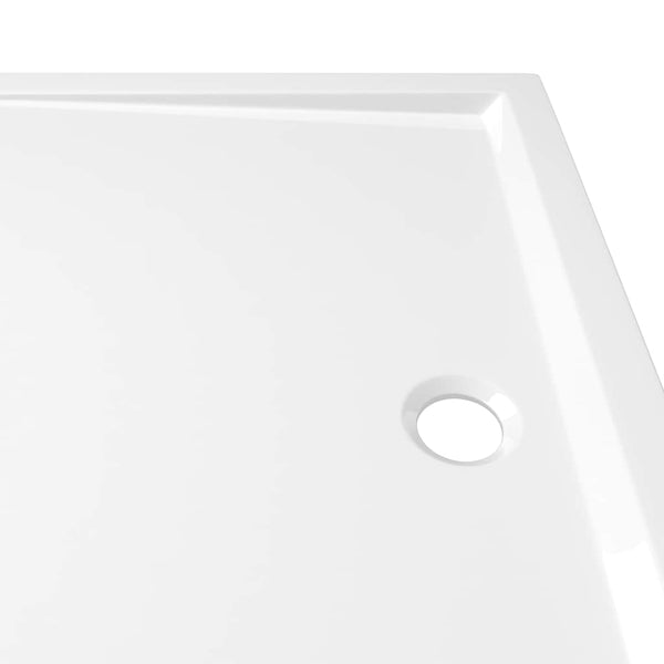 Vidaxl Rectangular Abs Shower Base Tray White 70X100 Cm Shower Trays & Bases