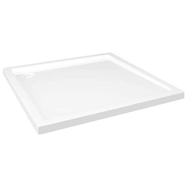 Vidaxl Square Abs Shower Base Tray White 80X80 Cm Shower Trays & Bases