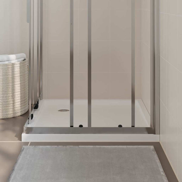 Vidaxl Square Abs Shower Base Tray White 80X80 Cm Shower Trays & Bases