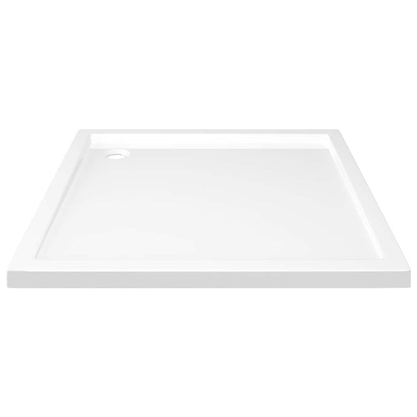 Vidaxl Square Abs Shower Base Tray White 80X80 Cm Shower Trays & Bases