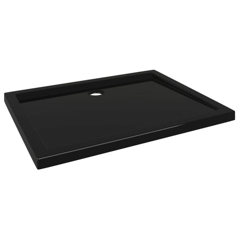 Rectangular Abs Shower Base Tray Black 80X100 Cm Shower Trays & Bases