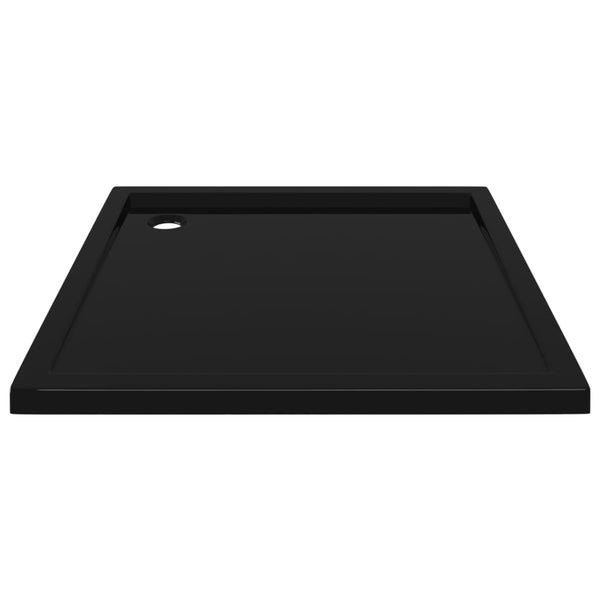 Vidaxl Square Abs Shower Base Tray Black 90X90 Cm Shower Trays & Bases