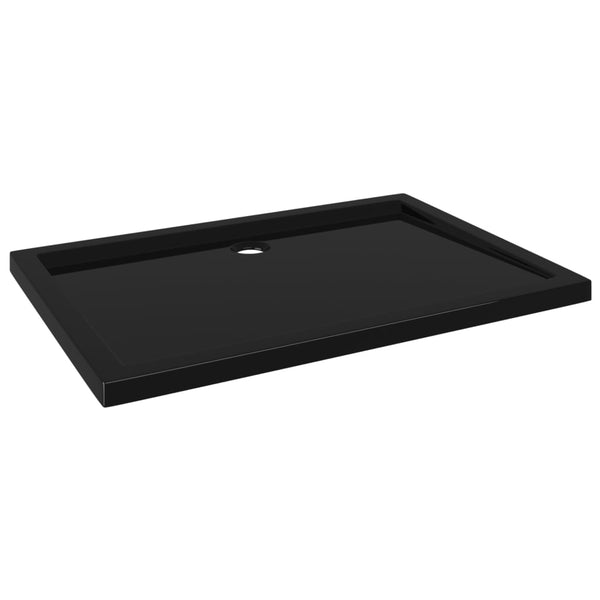 Rectangular Abs Shower Base Tray Black Or White Shower Trays & Bases