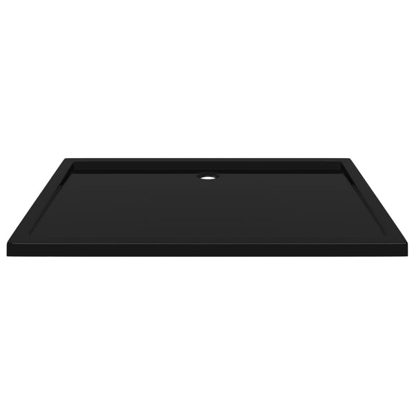 Rectangular Abs Shower Base Tray Black 80X120 Cm Shower Trays & Bases