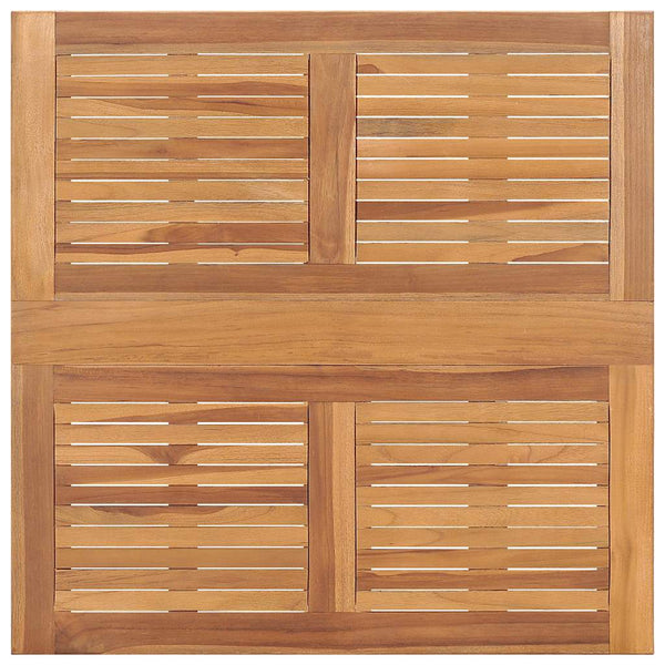 Vidaxl Folding Garden Dining Table 90X90x75 Cm Solid Teak Wood Patio & Garden Tables