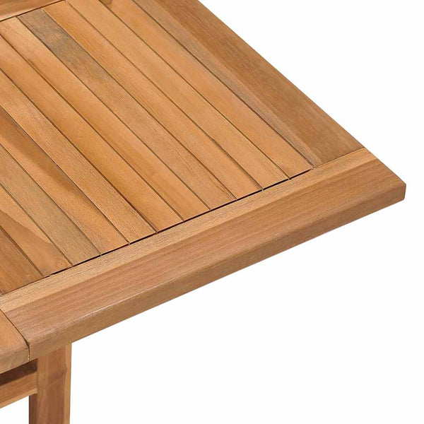 Vidaxl Folding Garden Dining Table 90X90x75 Cm Solid Teak Wood Patio & Garden Tables
