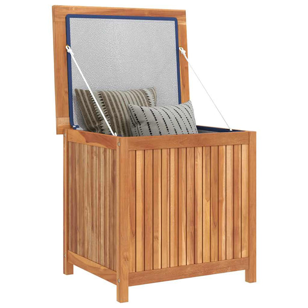 Vidaxl Garden Storage Box 60X50x58 Cm Solid Teak Wood Storage Boxes