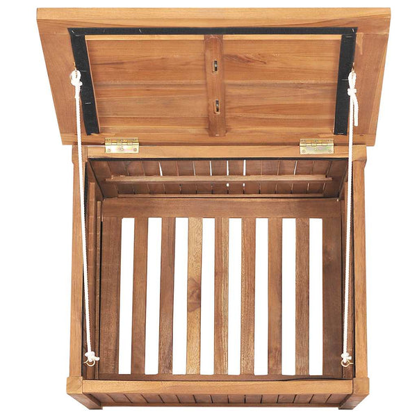 Vidaxl Garden Storage Box 60X50x58 Cm Solid Teak Wood Storage Boxes