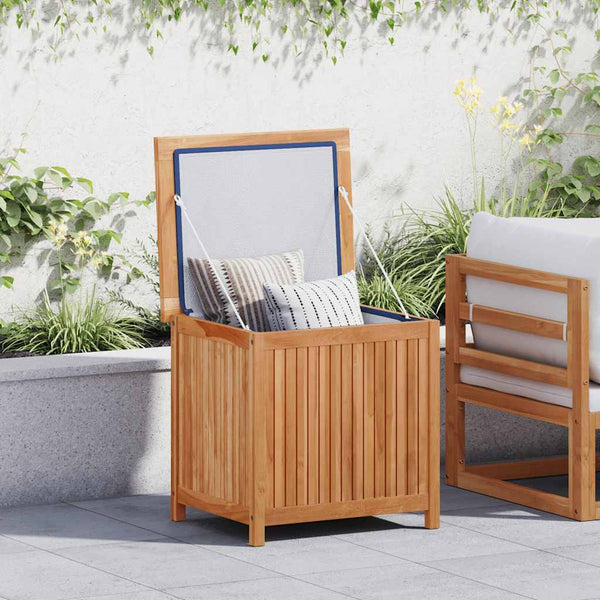 Vidaxl Garden Storage Box 60X50x58 Cm Solid Teak Wood Storage Boxes