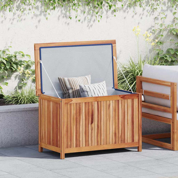 Vidaxl Garden Storage Box 90X50x58 Cm Solid Teak Wood Storage Boxes