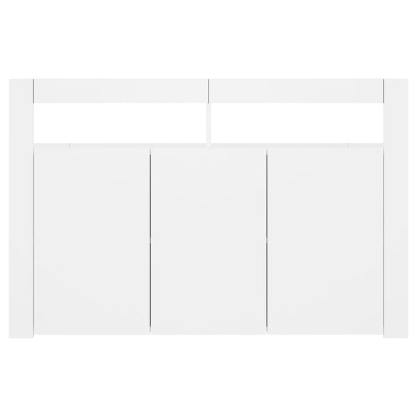Sideboard With Led Lights White 115.5X30x75 Cm Sideboards & Buffets