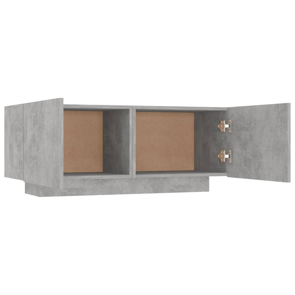 Tv Cabinet Concrete Grey 100X35x40 Cm Engineered Wood Tv Stands & Entertainment Units